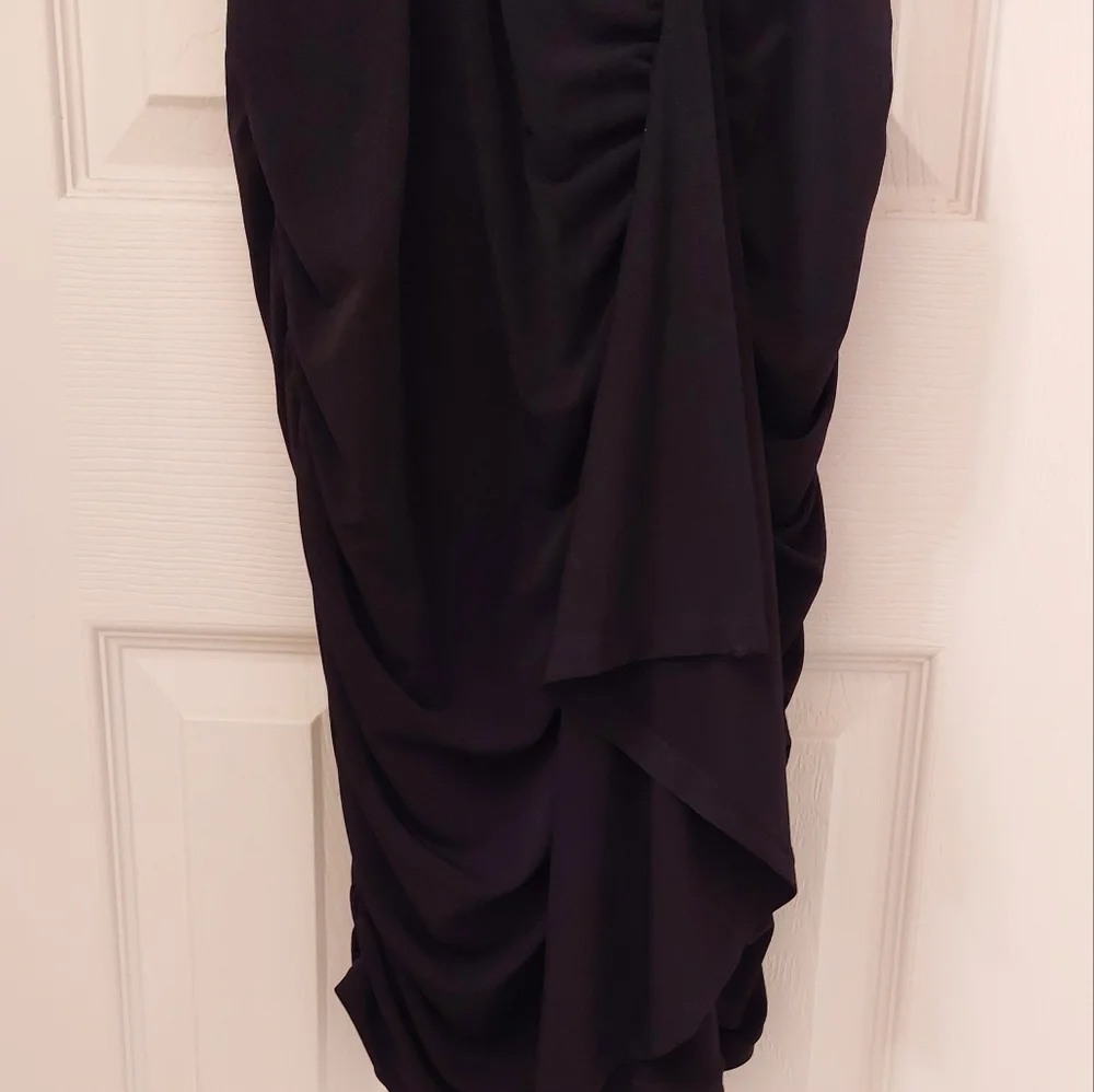 NWOT Ricki's Cold Shoulder Ruffle Front Dress - Picture 5 of 8